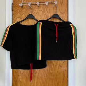 Zara two piece cotton set NWOT